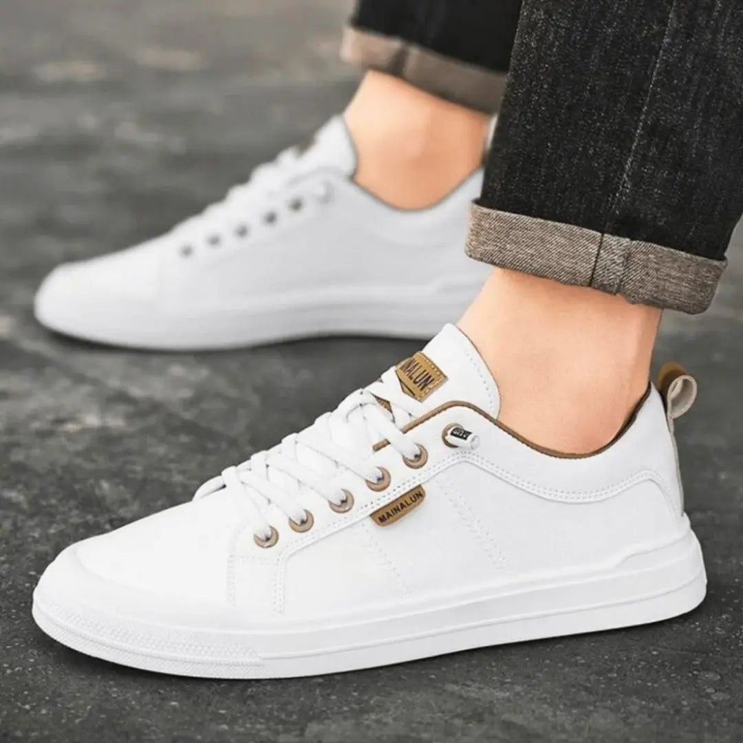 Harringtons Men's Leather Trainers - Olympus London