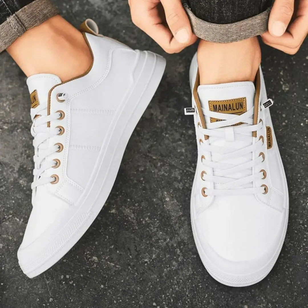 Harringtons Men's Leather Trainers - Olympus London