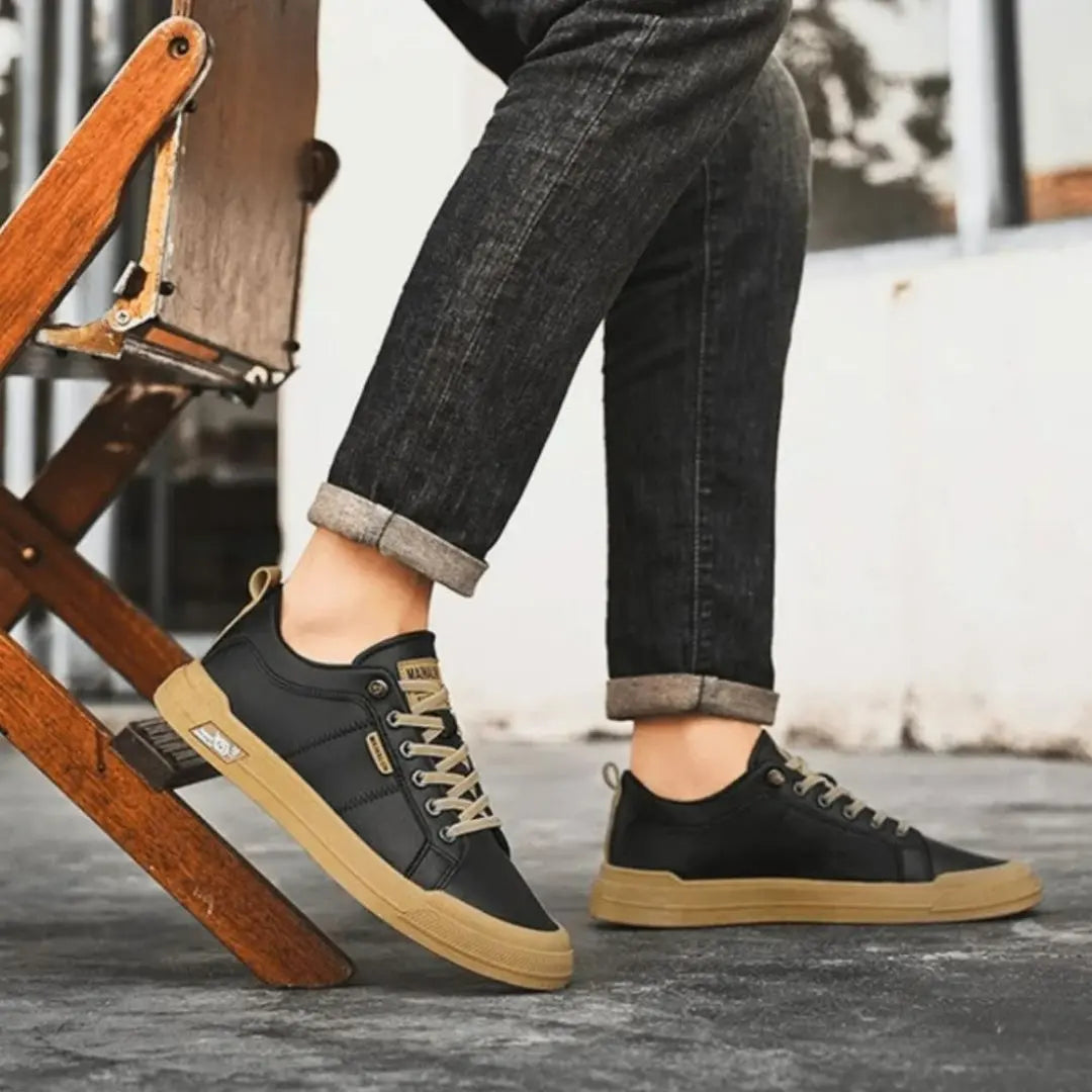 Harringtons Men's Leather Trainers - Olympus London