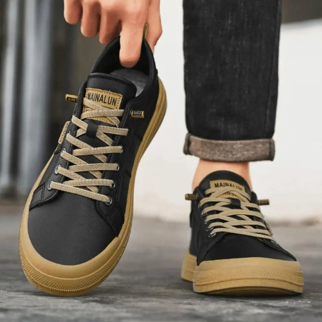 Harringtons Men's Leather Trainers - Olympus London