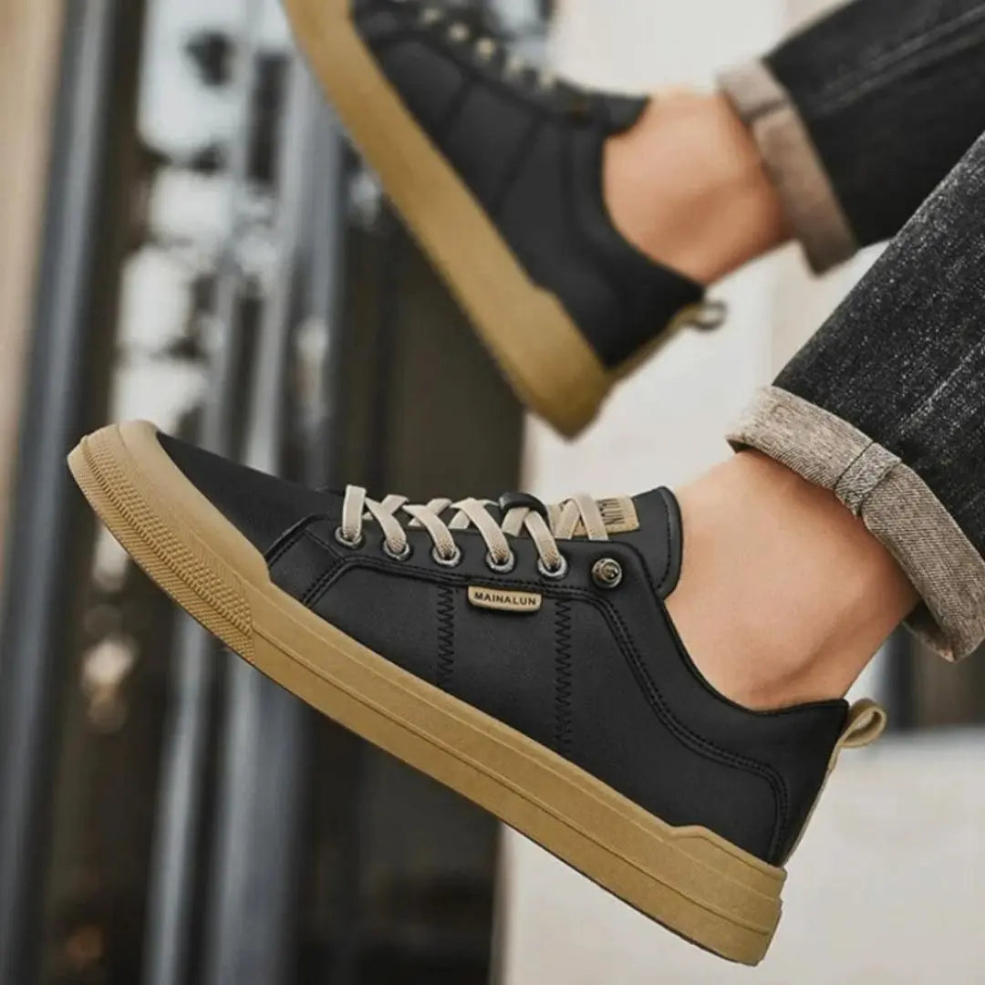 Harringtons Men's Leather Trainers - Olympus London
