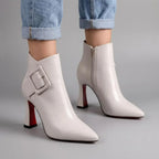 Isabelle Strap Detail Women's Boots - Olyndra London