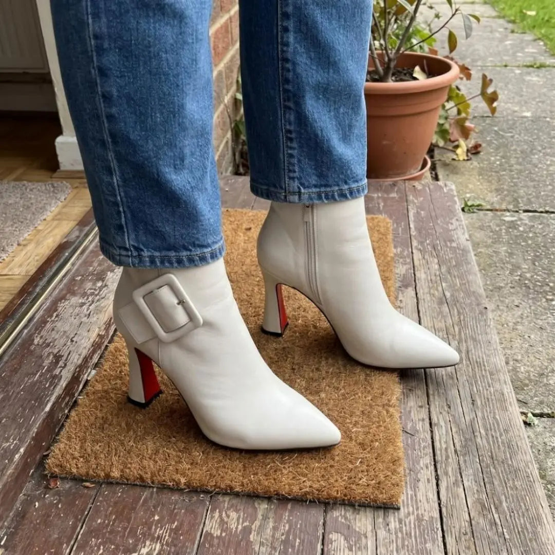 Isabelle Strap Detail Women's Boots - Olyndra London
