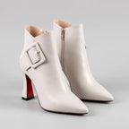 Isabelle Strap Detail Women's Boots - Olyndra London