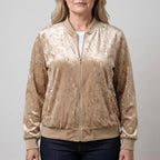 Isadora Glitter Sleeve Women's Jacket - Olyndra London