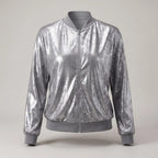 Isadora Glitter Sleeve Women's Jacket - Olyndra London