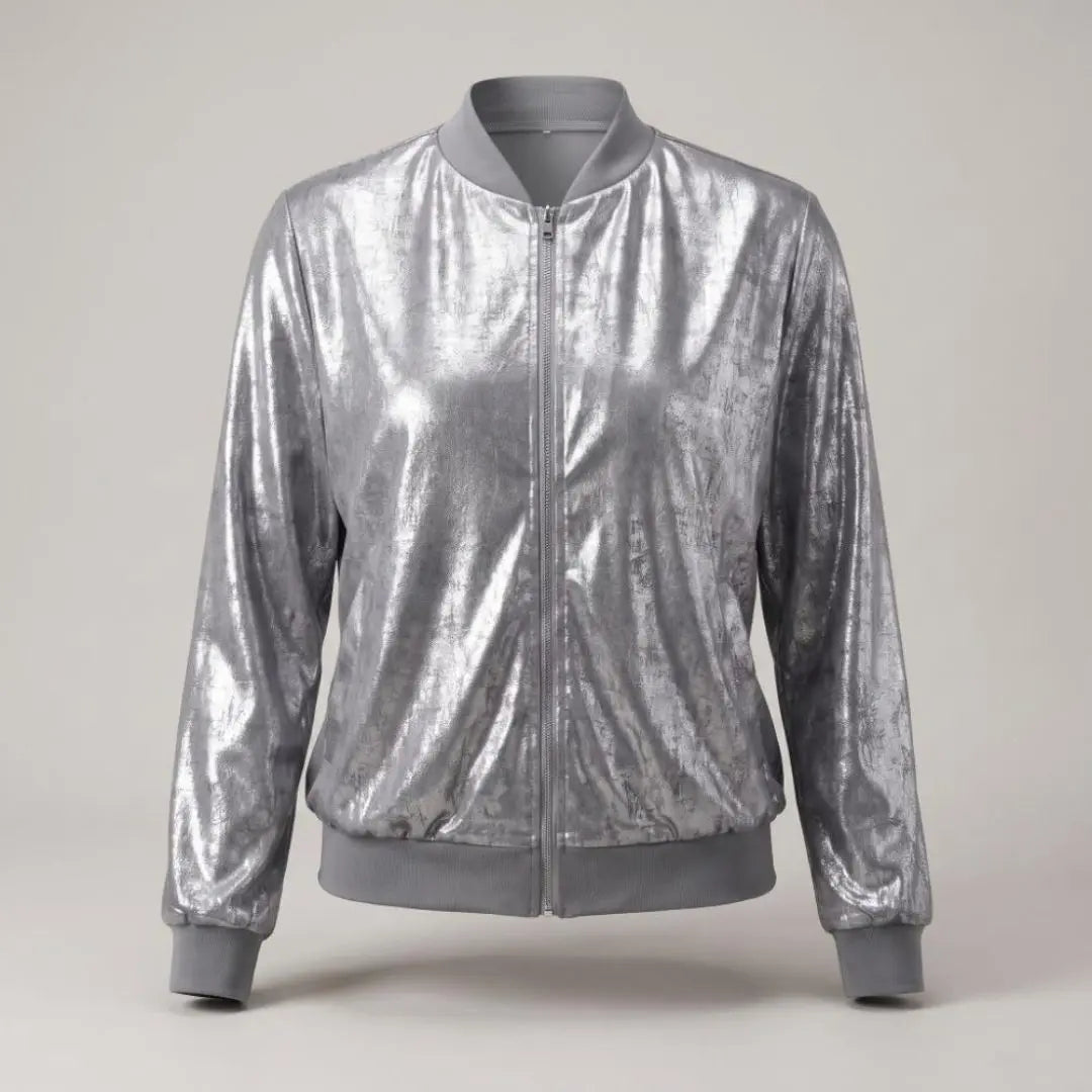Isadora Glitter Sleeve Women's Jacket - Olyndra London
