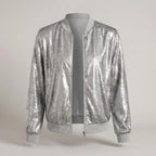 Isadora Glitter Sleeve Women's Jacket - Olyndra London