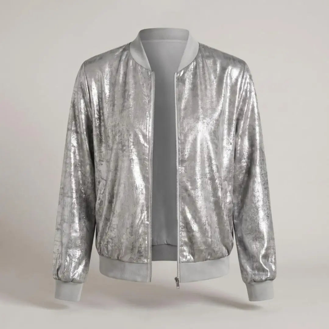 Isadora Glitter Sleeve Women's Jacket - Olyndra London
