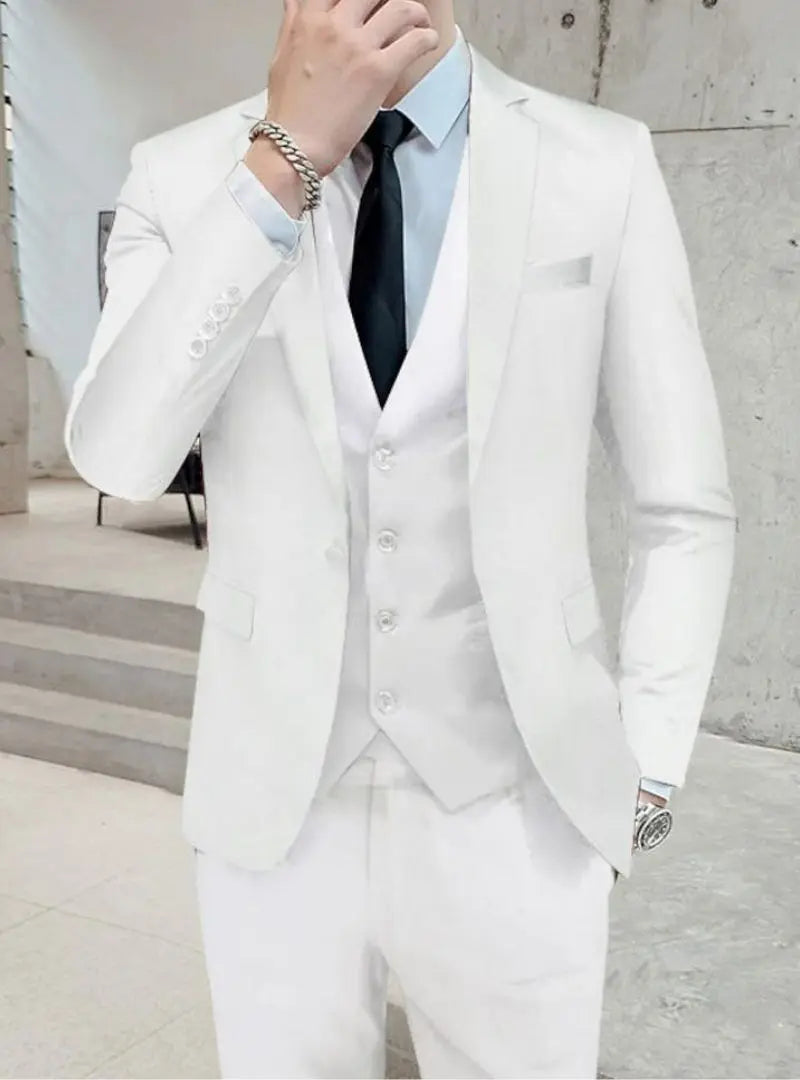 Kane - Single Breasted Two-buttons 3 Pieces Suit