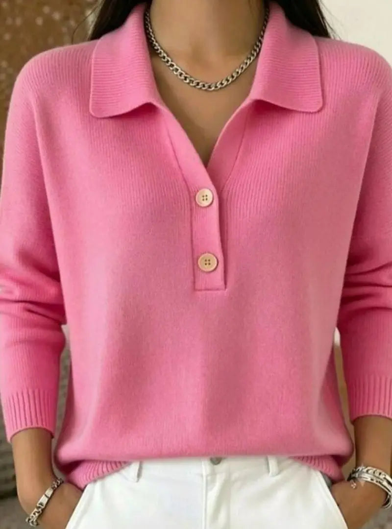 Lorelei - Refined Collared Polo Jumper