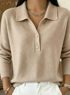 Lorelei - Refined Collared Polo Jumper