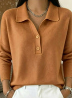Lorelei - Refined Collared Polo Jumper