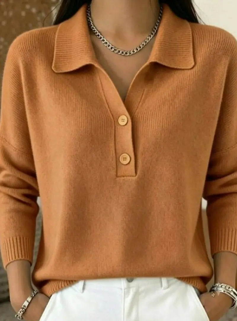 Lorelei - Refined Collared Polo Jumper