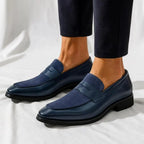Marconi Men's Leather Loafers - Olympus London