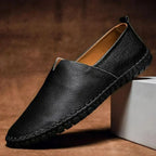 Massimo Men's Leather Loafers - Olympus London