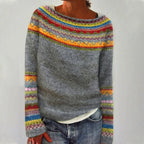 Mysa - Women's Comfortable Vintage Jumper