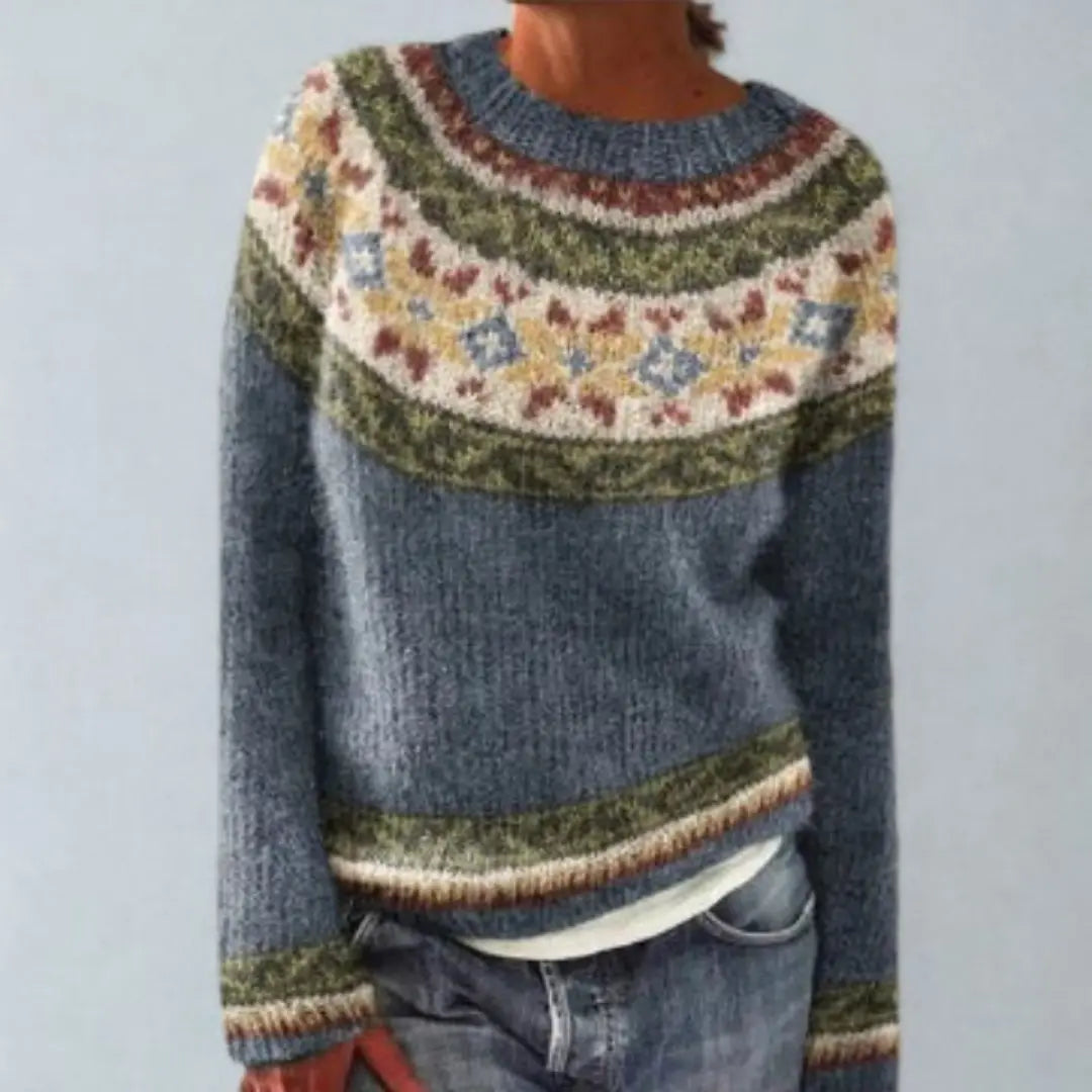 Mysa - Women's Comfortable Vintage Jumper