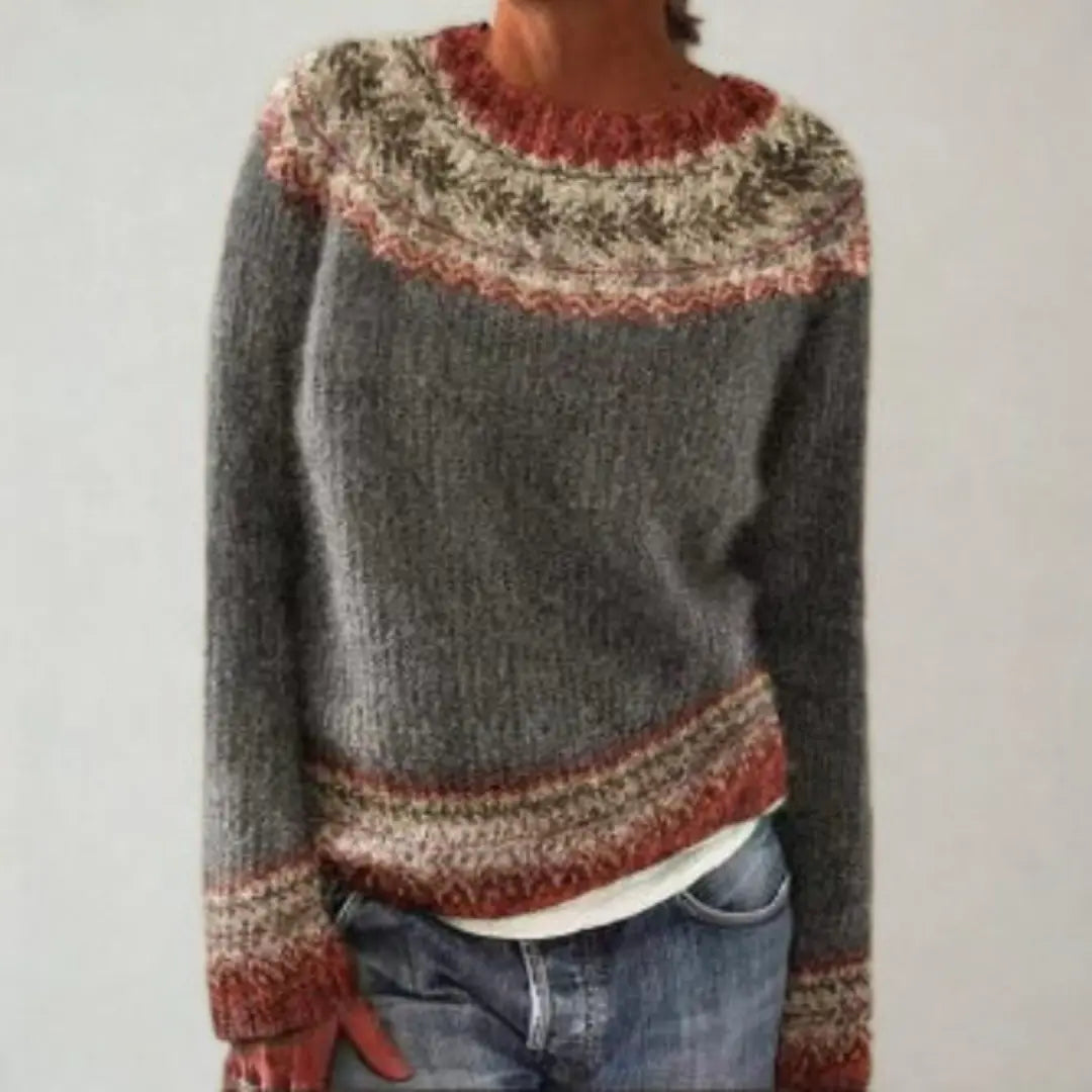 Mysa - Women's Comfortable Vintage Jumper