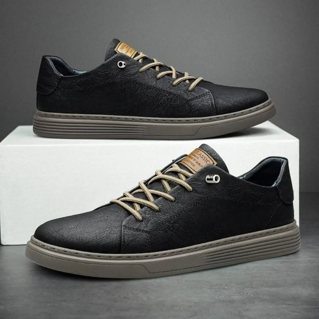 Oxfords Men's Leather Trainers - Olympus London