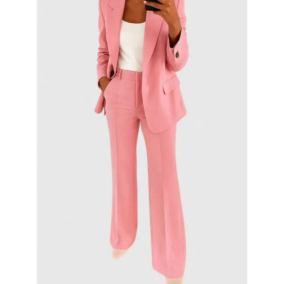 Palynette - Women's Elegant Two-Piece Suit Set For Office Wear