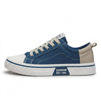 Retroglide - Men's Canvas Court Sneaker with Graphic Sole
