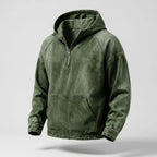 Rivington Half-zip Denim Men's Jacket - Olyndra London