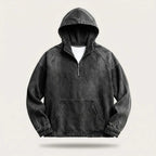 Rivington Half-zip Denim Men's Jacket - Olyndra London