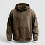 Rivington Half-zip Denim Men's Jacket - Olyndra London