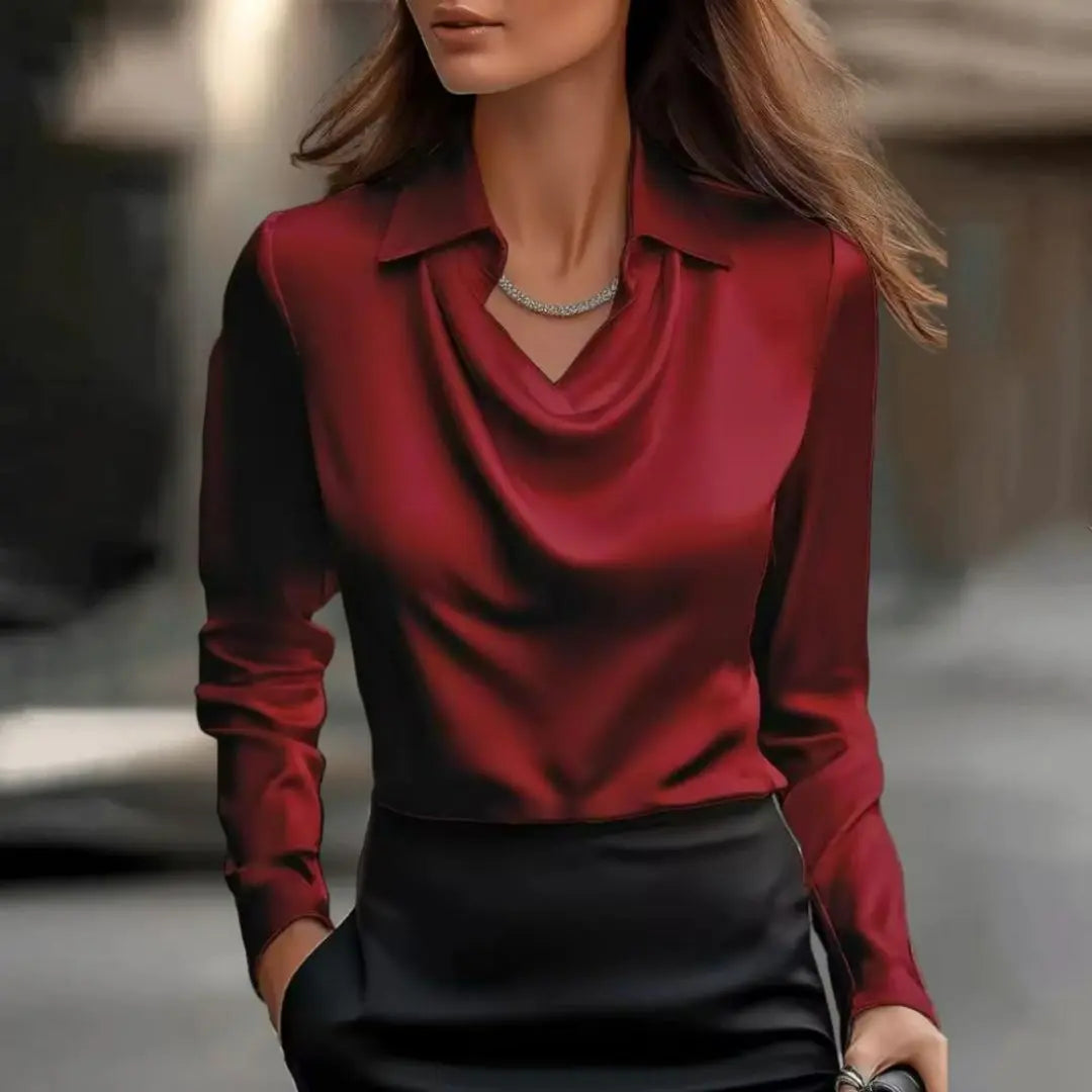 Rosanna - Elegant Women's Satin Blouse
