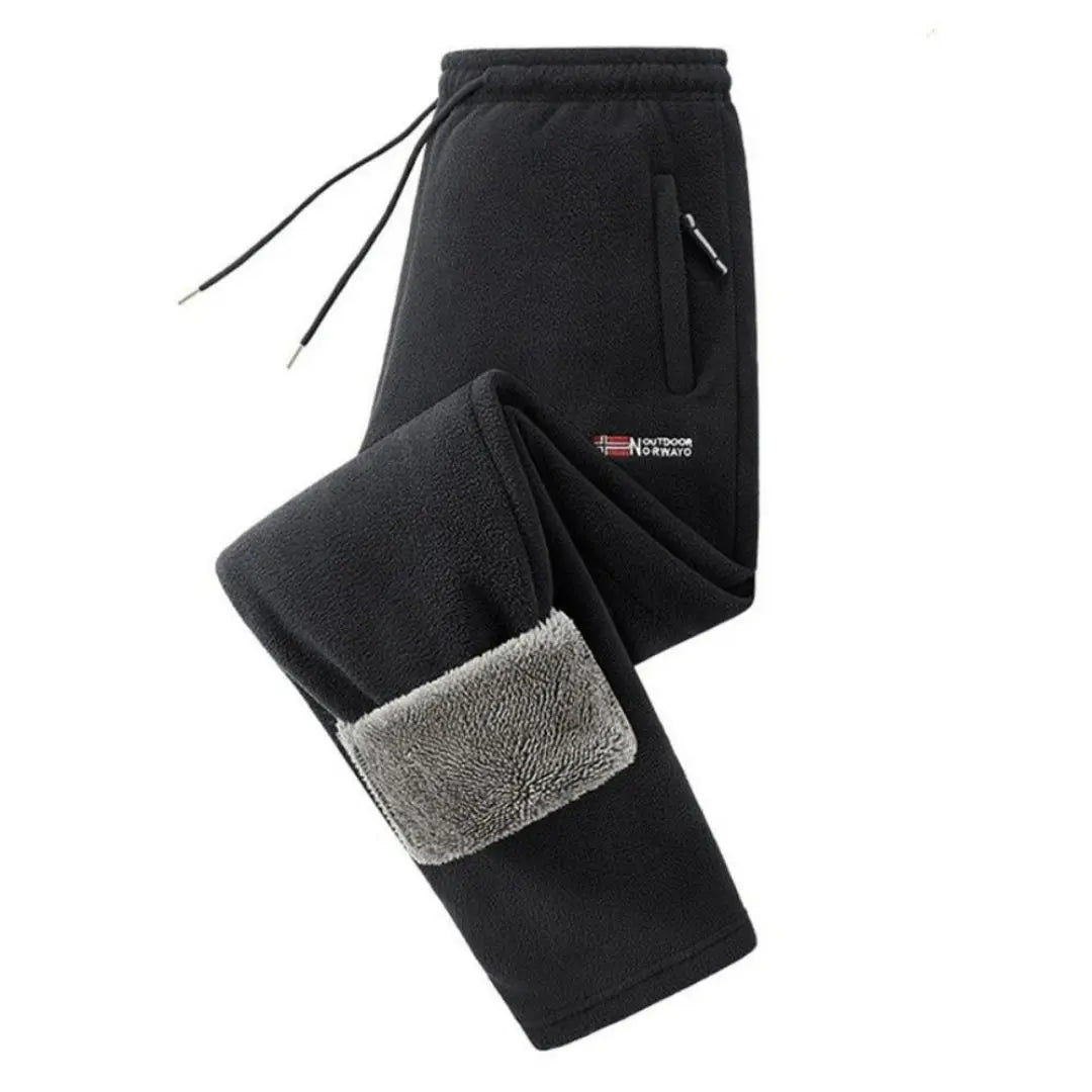 Fleece-Lined Warmth Easy Movement - Unisex Thermal Pants