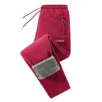 Fleece-Lined Warmth Easy Movement - Unisex Thermal Pants