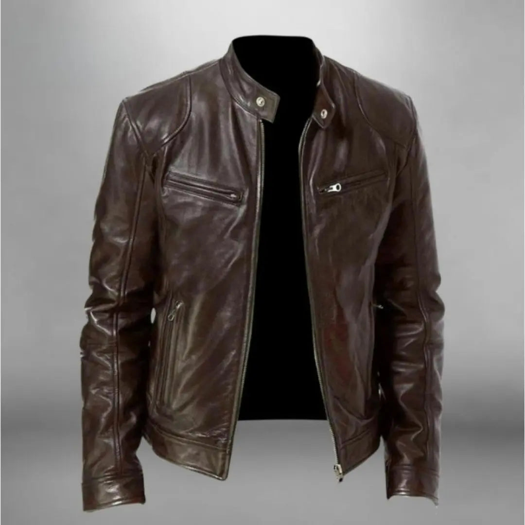 Trenton Leather Men's Jacket - Lupi