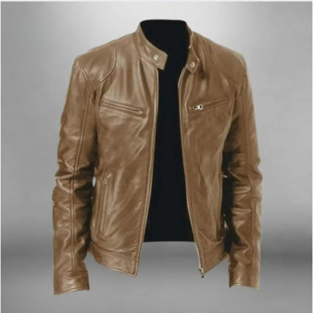 Trenton Leather Men's Jacket - Lupi