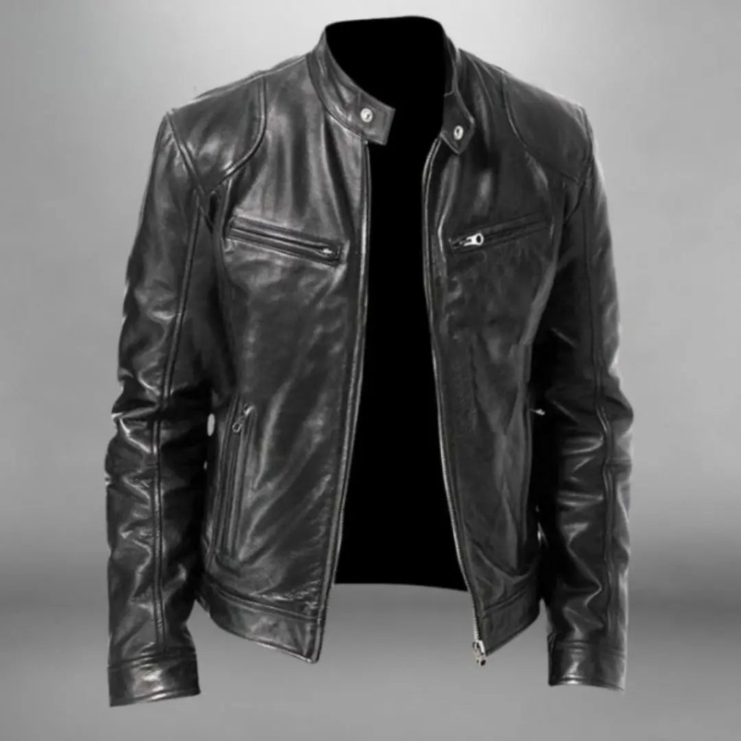 Trenton Leather Men's Jacket - Lupi