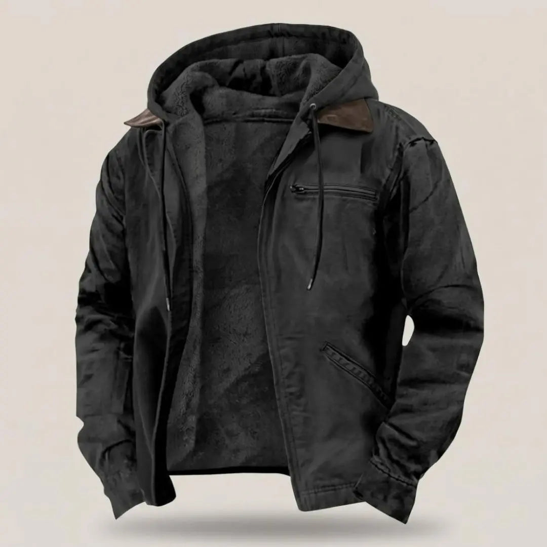 Wellington Full-zip Hood Men's Jacket - Olyndra London