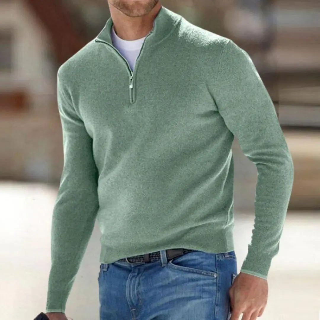 Santous Zip-Up Men's Sweater - Lupi