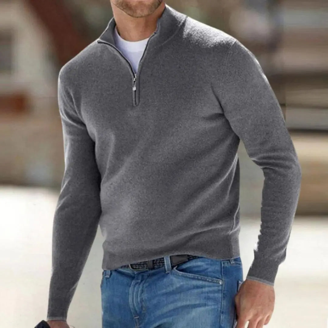 Santous Zip-Up Men's Sweater - Lupi